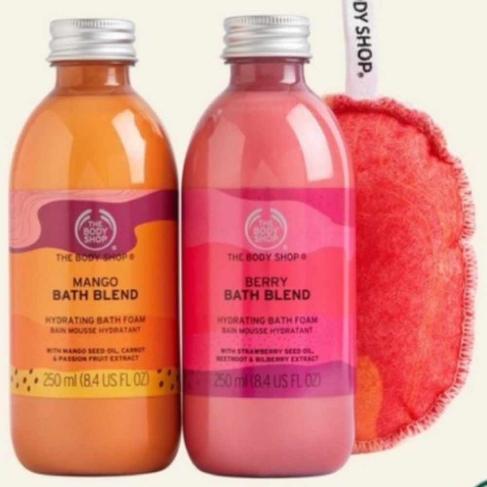 The Body Shop Bubbling Berry & Mango Duo